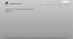 Desktop Screenshot of legend-int.com